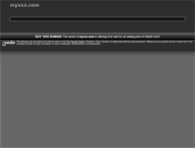Tablet Screenshot of myxxx.com